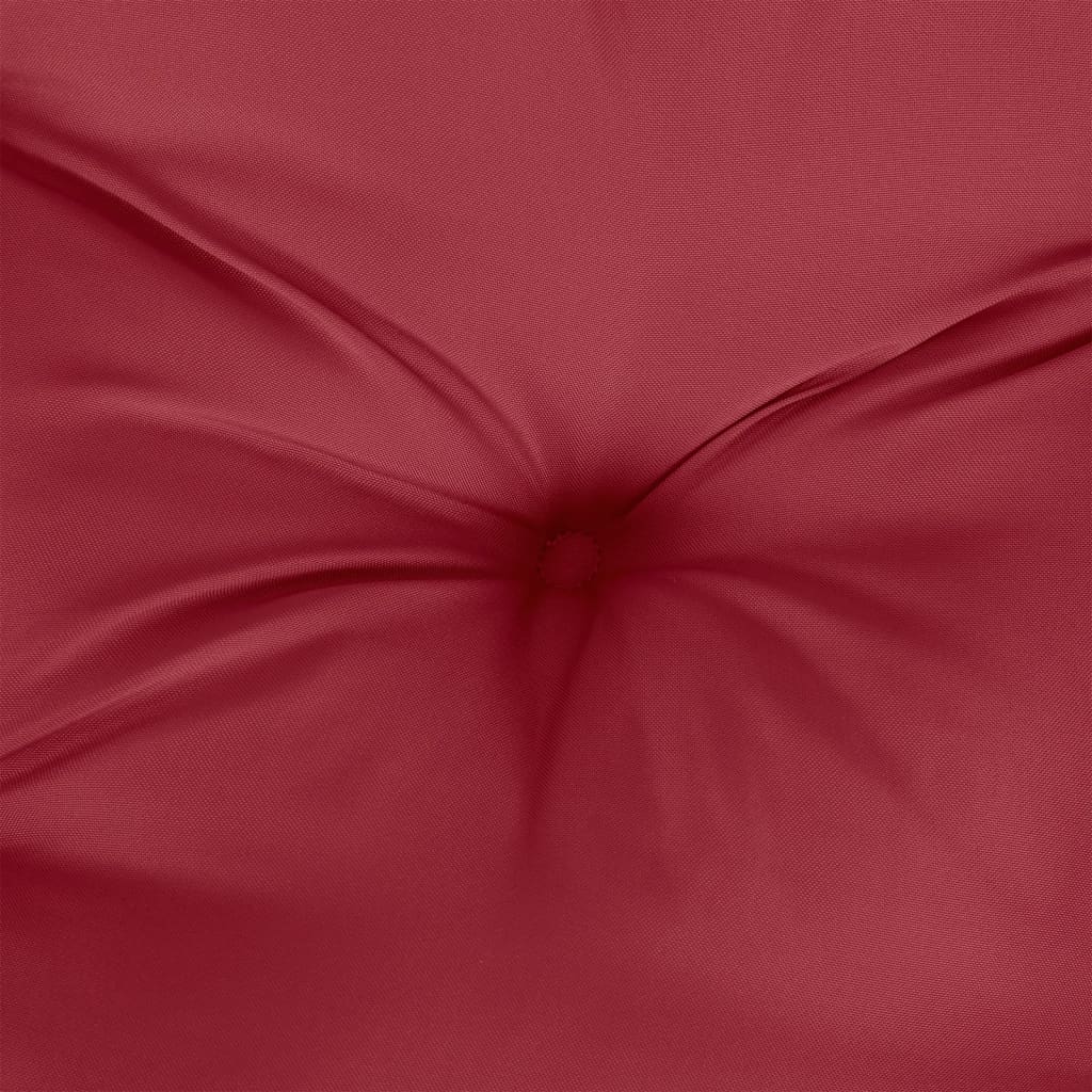 Cuscino per Panca Rosso Vino 100x50x7 cm in Tessuto Oxford | homemem39