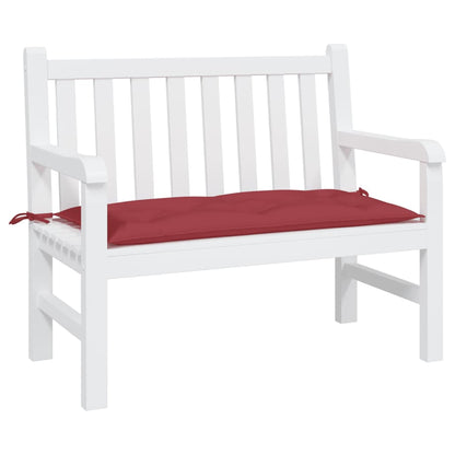 Cuscino per Panca Rosso Vino 100x50x7 cm in Tessuto Oxford | homemem39