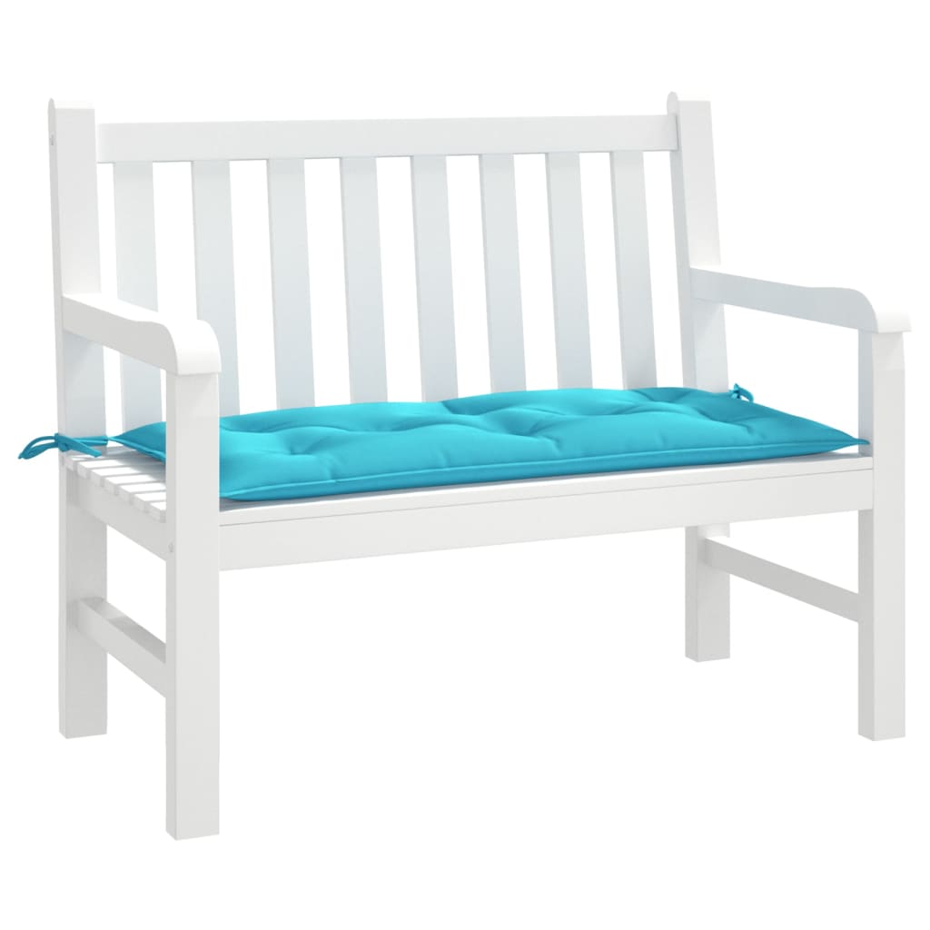 Cuscino per Panca Turchese 100x50x7 cm in Tessuto Oxford - homemem39