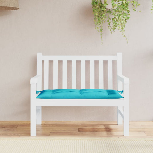 Cuscino per Panca Turchese 100x50x7 cm in Tessuto Oxford - homemem39