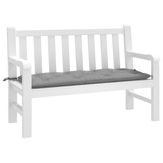 Cuscino per Panca Grigio 120x50x7 cm in Tessuto Oxford | homemem39