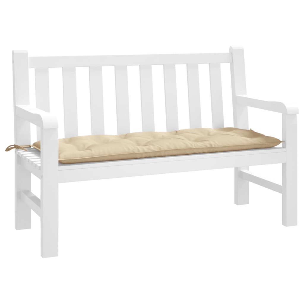 Cuscino per Panca Beige 120x50x7 cm in Tessuto Oxford | homemem39