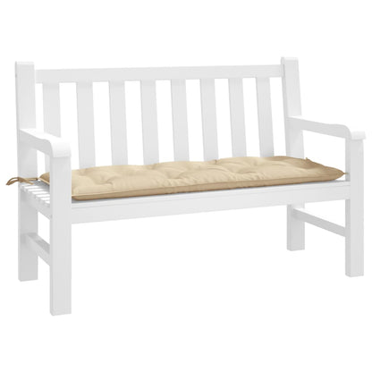 Cuscino per Panca Beige 120x50x7 cm in Tessuto Oxford | homemem39