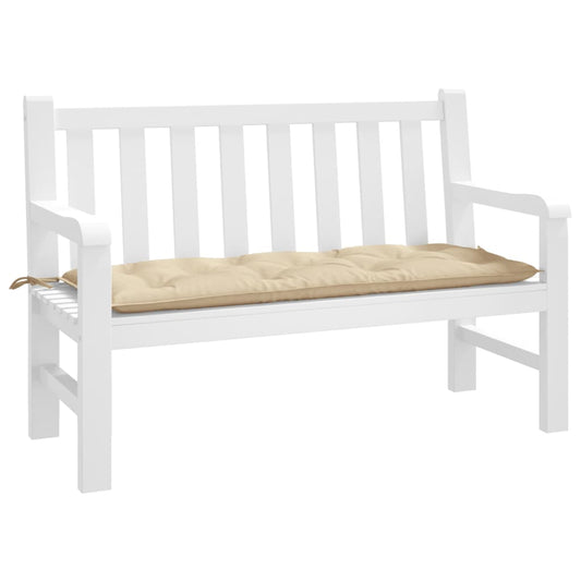 Cuscino per Panca Beige 120x50x7 cm in Tessuto Oxford | homemem39
