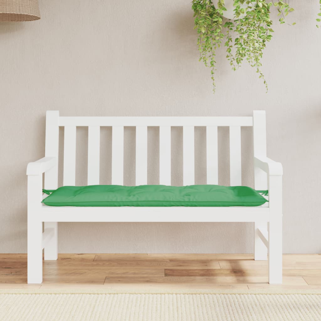 Cuscino per Panca Verde 120x50x7 cm in Tessuto Oxford | homemem39