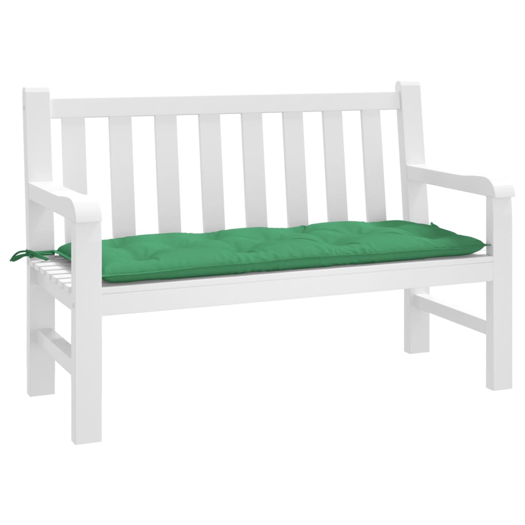 Cuscino per Panca Verde 120x50x7 cm in Tessuto Oxford | homemem39
