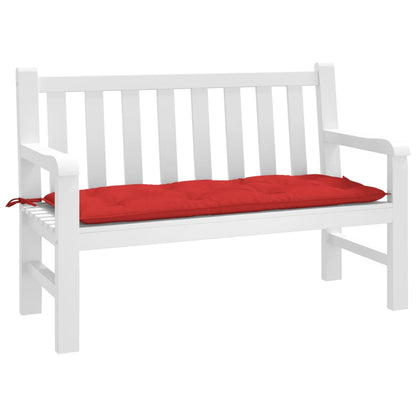 Cuscino per Panca Rosso 120x50x7 cm in Tessuto Oxford | homemem39
