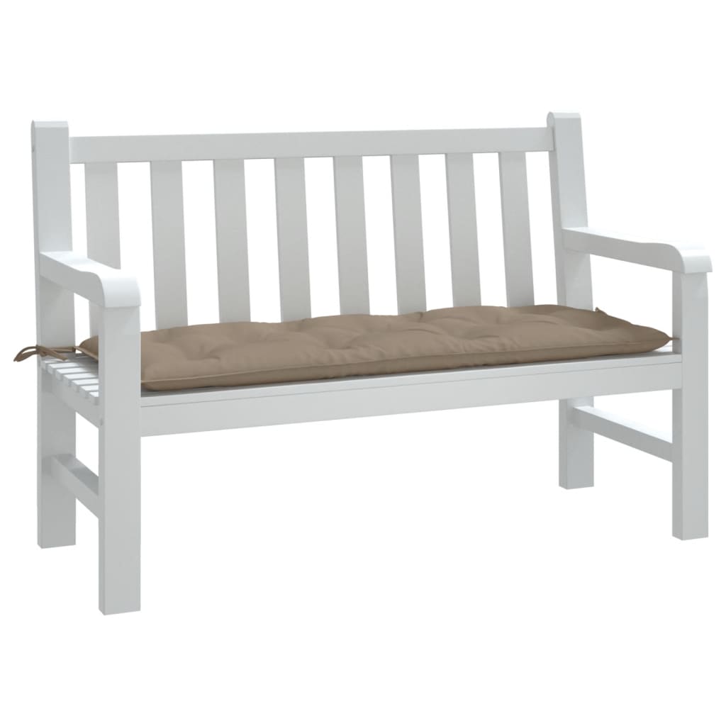 Cuscino per Panca Tortora 120x50x7 cm in Tessuto Oxford | homemem39