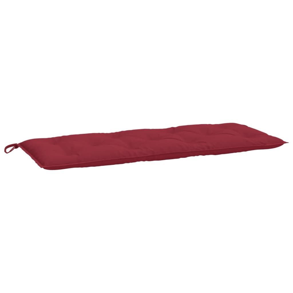Cuscino per Panca Rosso Vino 120x50x7 cm in Tessuto Oxford - homemem39