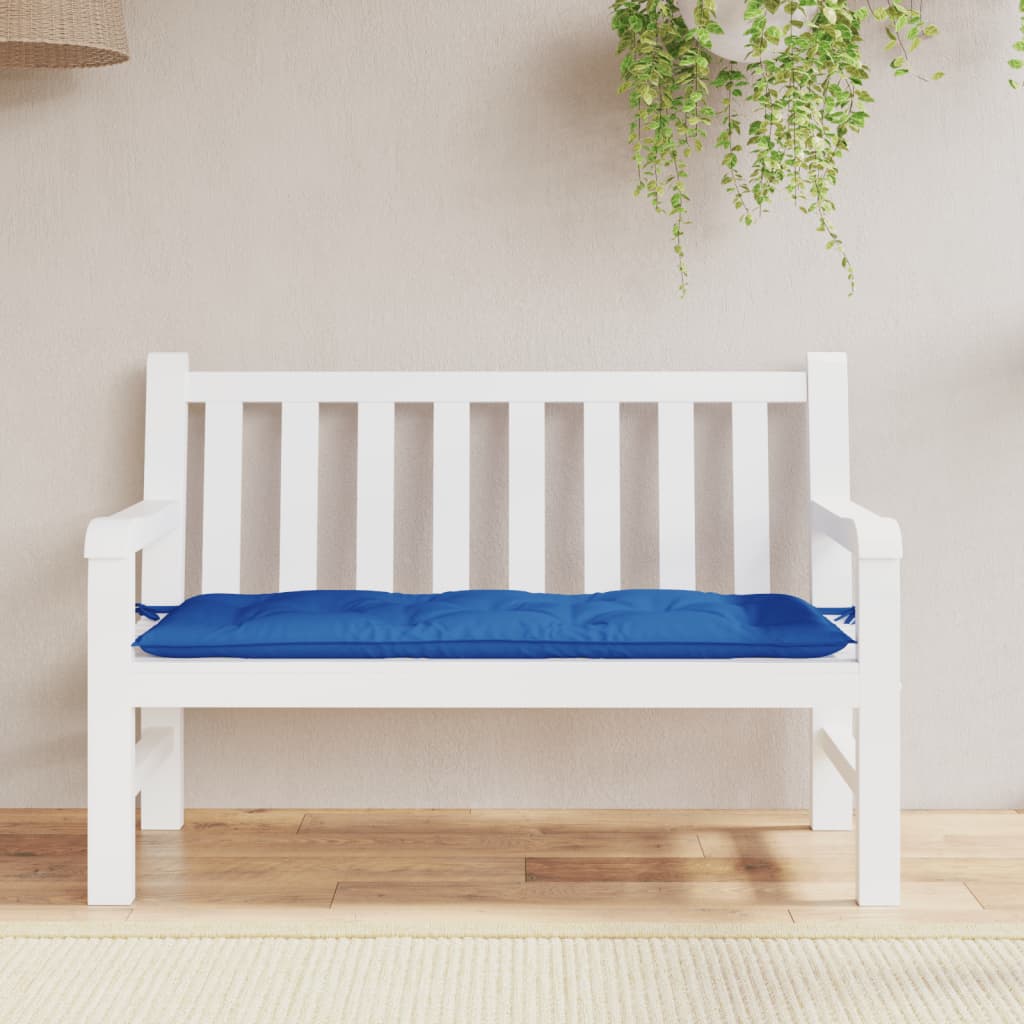 Cuscino per Panca Blu 120x50x7 cm in Tessuto Oxford | homemem39