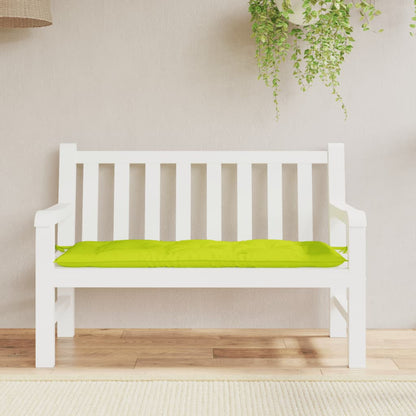 Cuscino per Panca Verde Brillante 120x50x7 cm in Tessuto Oxford | homemem39