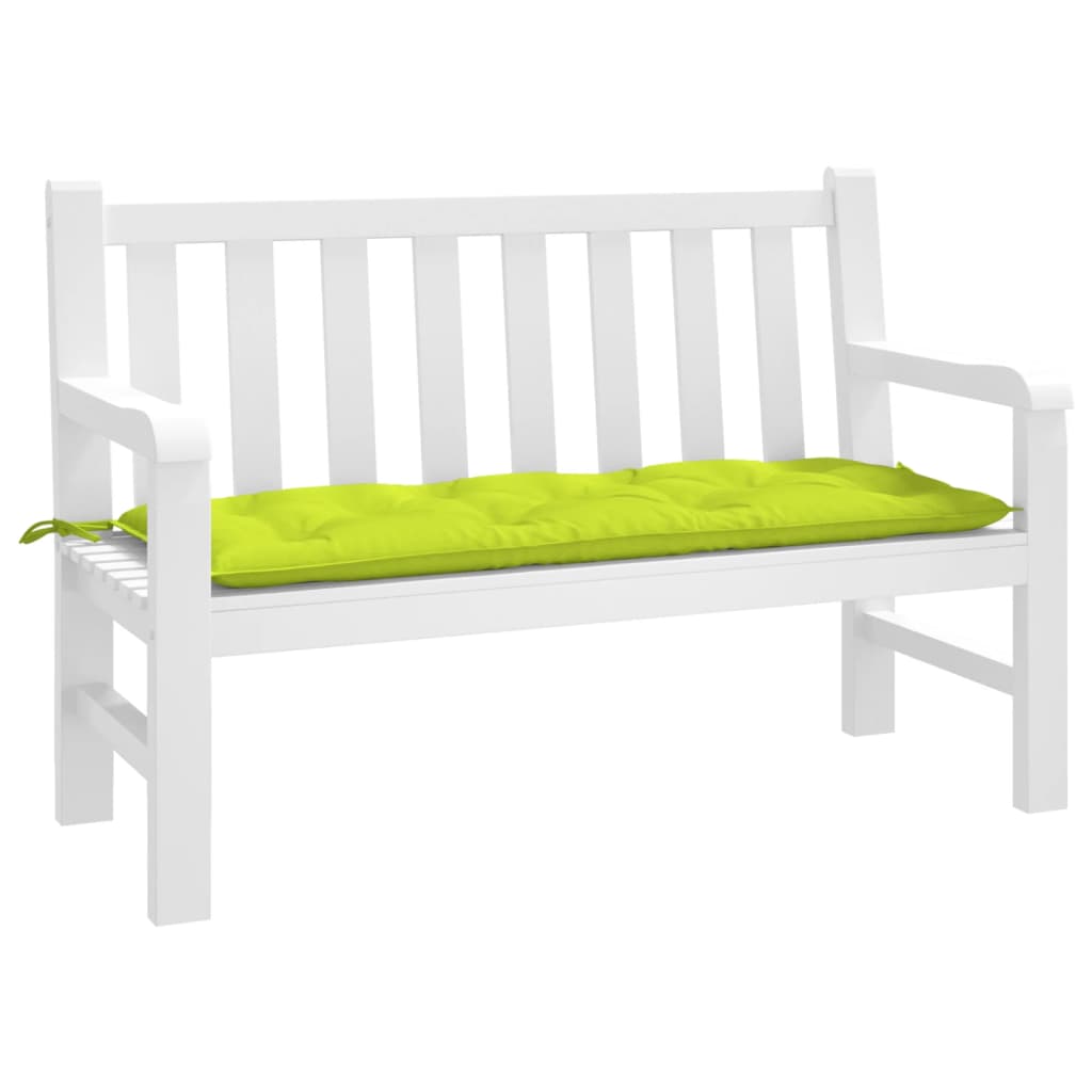 Cuscino per Panca Verde Brillante 120x50x7 cm in Tessuto Oxford | homemem39