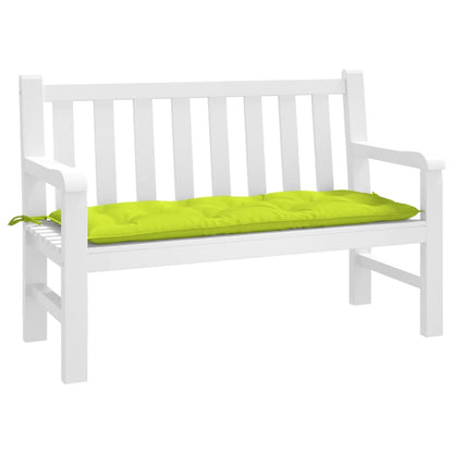Cuscino per Panca Verde Brillante 120x50x7 cm in Tessuto Oxford | homemem39