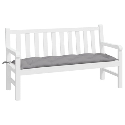 Cuscino per Panca Grigio 150x50x7 cm in Tessuto Oxford | homemem39