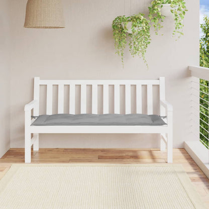 Cuscino per Panca Grigio 150x50x7 cm in Tessuto Oxford | homemem39