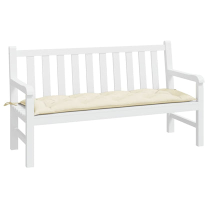 Cuscino per Panca Crema 150x50x7 cm in Tessuto Oxford | homemem39