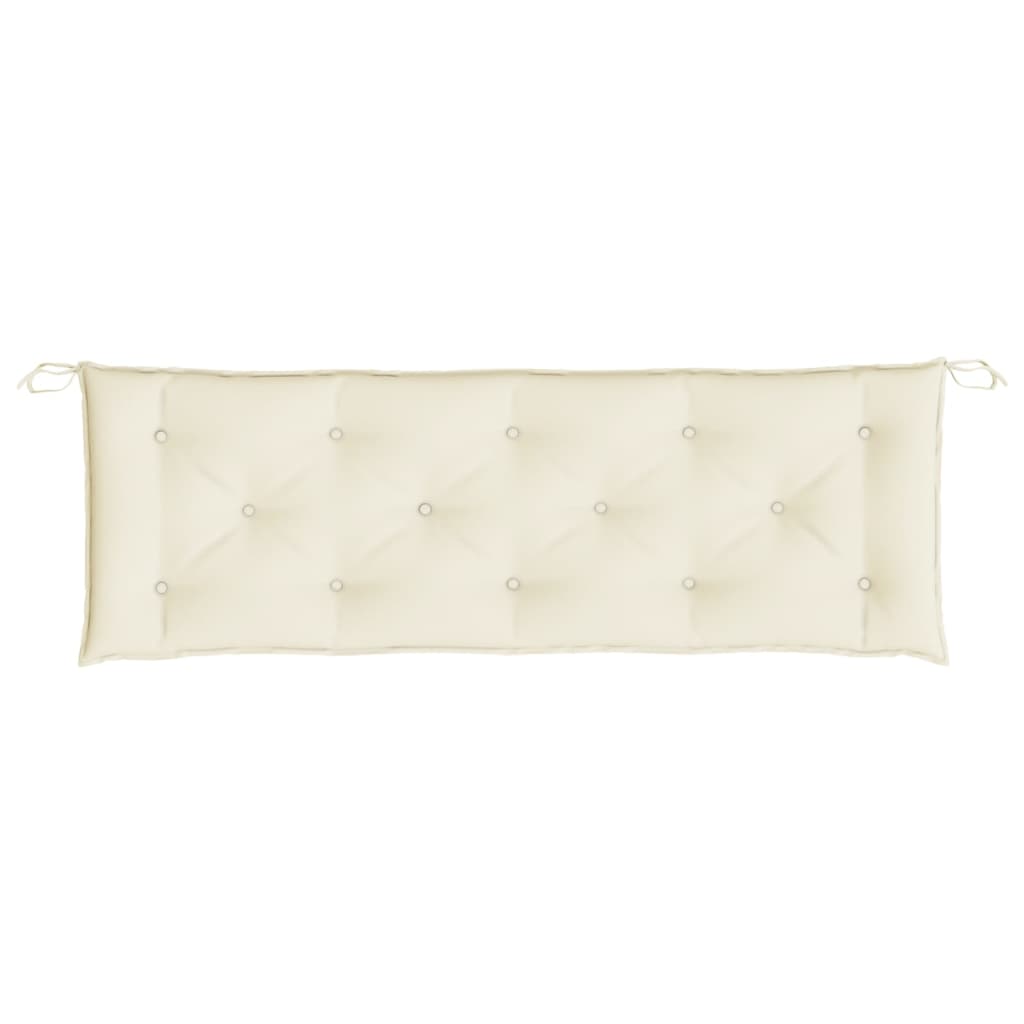 Cuscino per Panca Crema 150x50x7 cm in Tessuto Oxford