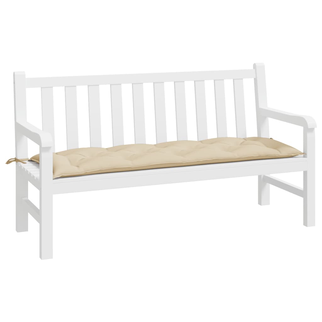 Cuscino per Panca Beige 150x50x7 cm in Tessuto Oxford | homemem39