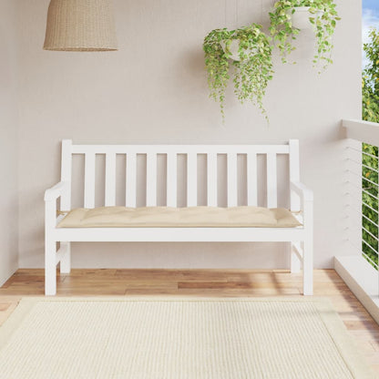 Cuscino per Panca Beige 150x50x7 cm in Tessuto Oxford | homemem39
