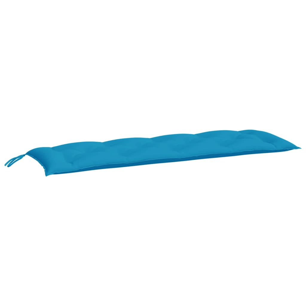 Cuscino per Panca Azzurro 150x50x7 cm in Tessuto Oxford | homemem39