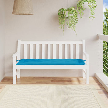 Cuscino per Panca Azzurro 150x50x7 cm in Tessuto Oxford | homemem39
