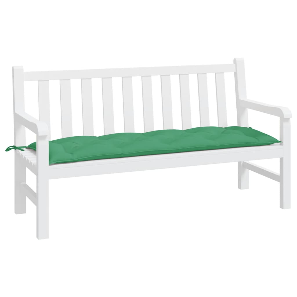 Cuscino per Panca Verde 150x50x7 cm in Tessuto Oxford | homemem39