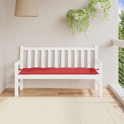 Cuscino per Panca Rosso 150x50x7 cm in Tessuto Oxford | homemem39