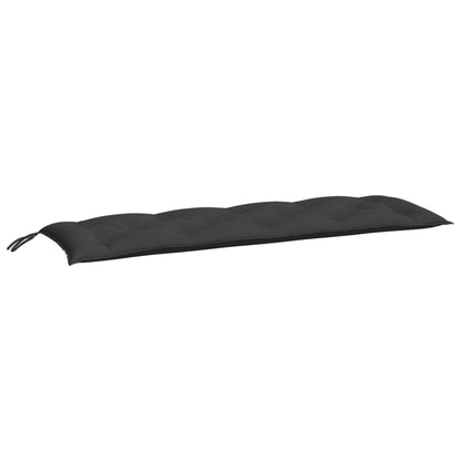 Cuscino per Panca Nero 150x50x7 cm in Tessuto Oxford | homemem39