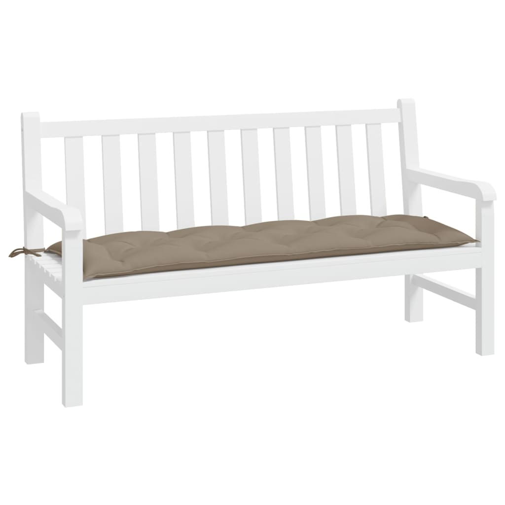 Cuscino per Panca Tortora 150x50x3 cm in Tessuto Oxford | homemem39