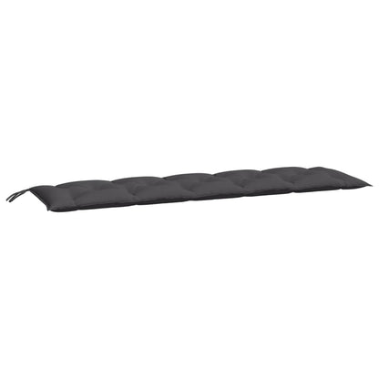 Cuscino per Panca Antracite 180x50x7 cm in Tessuto Oxford | homemem39