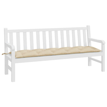 Cuscino per Panca Beige 180x50x7 cm in Tessuto Oxford | homemem39