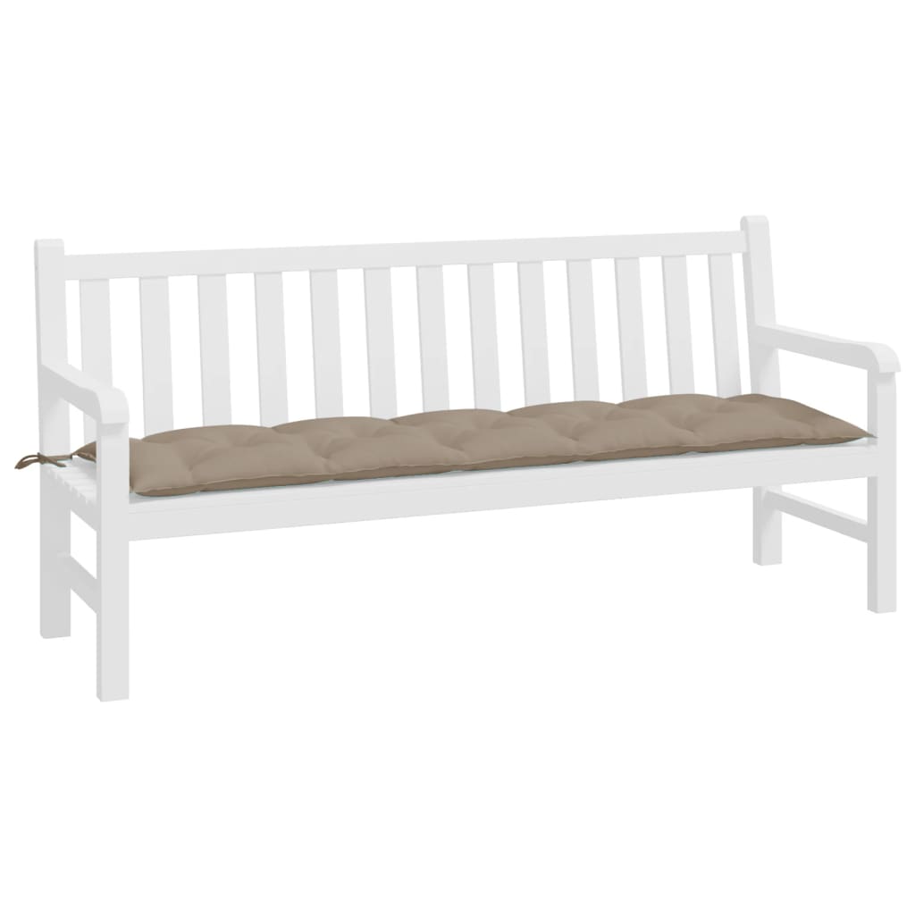 Cuscino per Panca Tortora 180x50x7 cm in Tessuto Oxford | homemem39