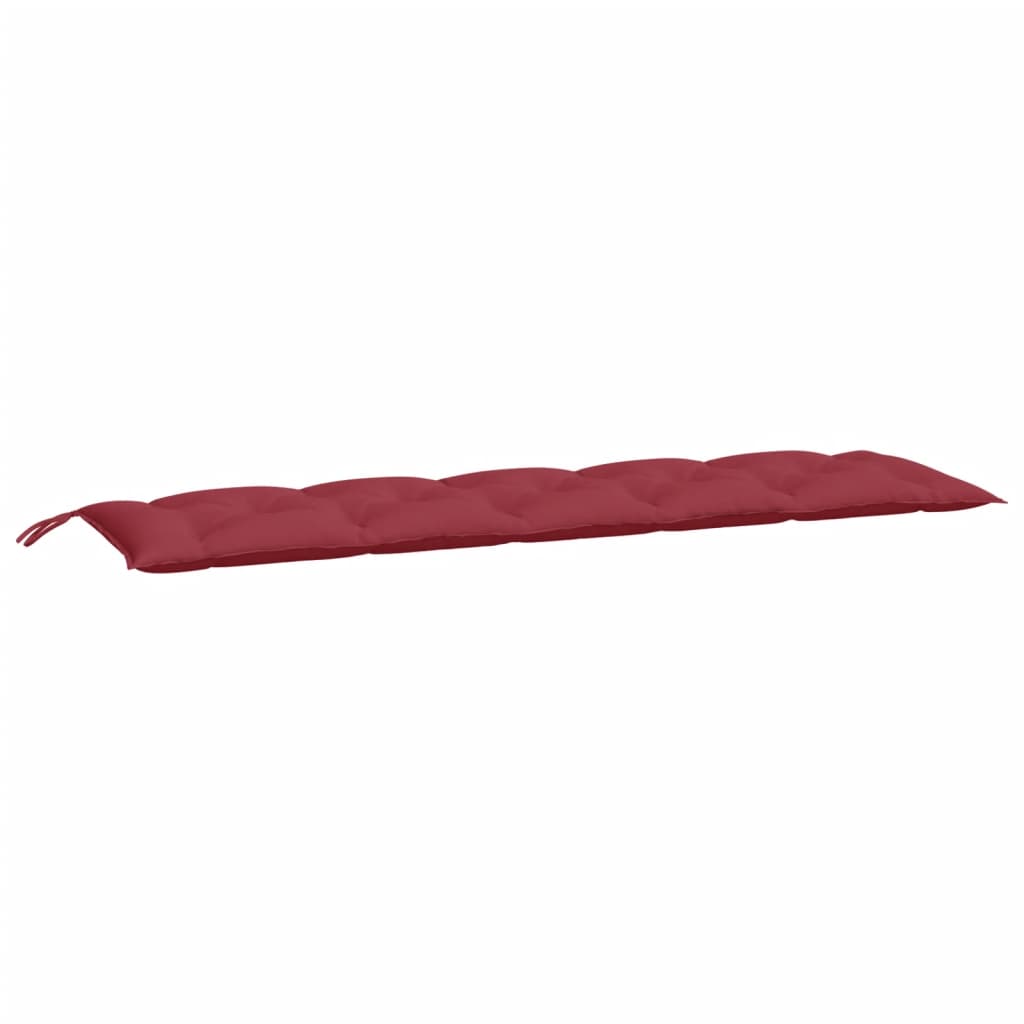 Cuscino per Panca Rosso Vino 180x50x7 cm in Tessuto Oxford | homemem39
