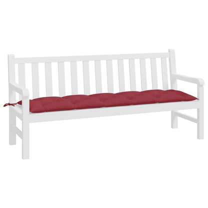 Cuscino per Panca Rosso Vino 180x50x7 cm in Tessuto Oxford | homemem39