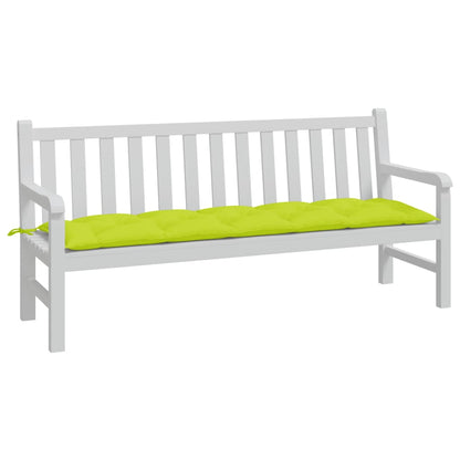 Cuscino per Panca Verde Brillante 180x50x7 cm in Tessuto Oxford | homemem39