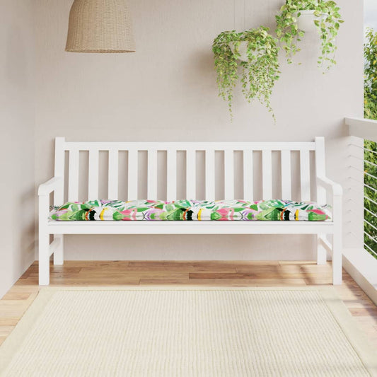 Cuscino per Panca Multicolore 180x50x7 cm Tessuto Oxford - homemem39