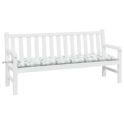 Cuscino per Panca a Foglie 180x50x7 cm in Tessuto Oxford - homemem39