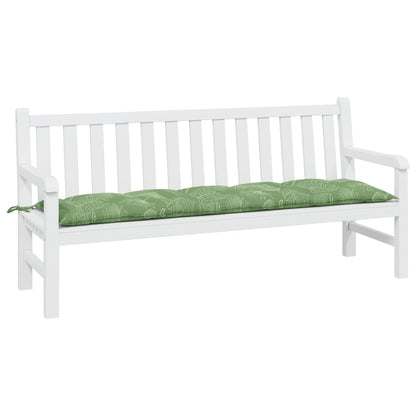 Cuscino per Panca a Foglie 180x50x7 cm in Tessuto Oxford - homemem39