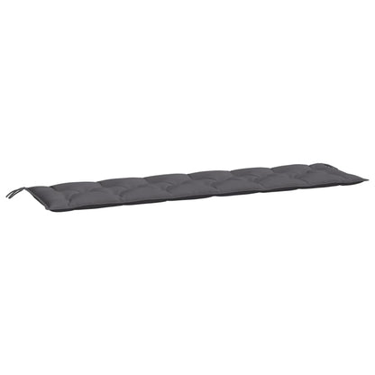 Cuscino per Panca Antracite 200x50x7 cm in Tessuto Oxford | homemem39