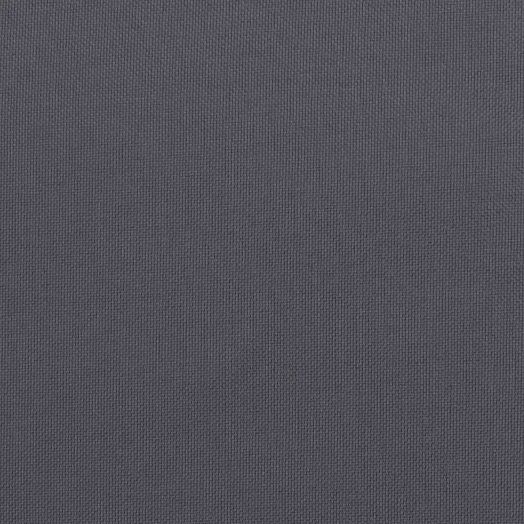 Cuscino per Panca Antracite 200x50x7 cm in Tessuto Oxford | homemem39