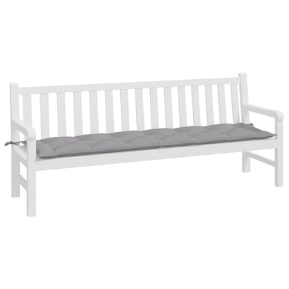 Cuscino per Panca Grigio 200x50x7 cm in Tessuto Oxford | homemem39