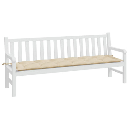 Cuscino per Panca Beige 200x50x7 cm in Tessuto Oxford | homemem39