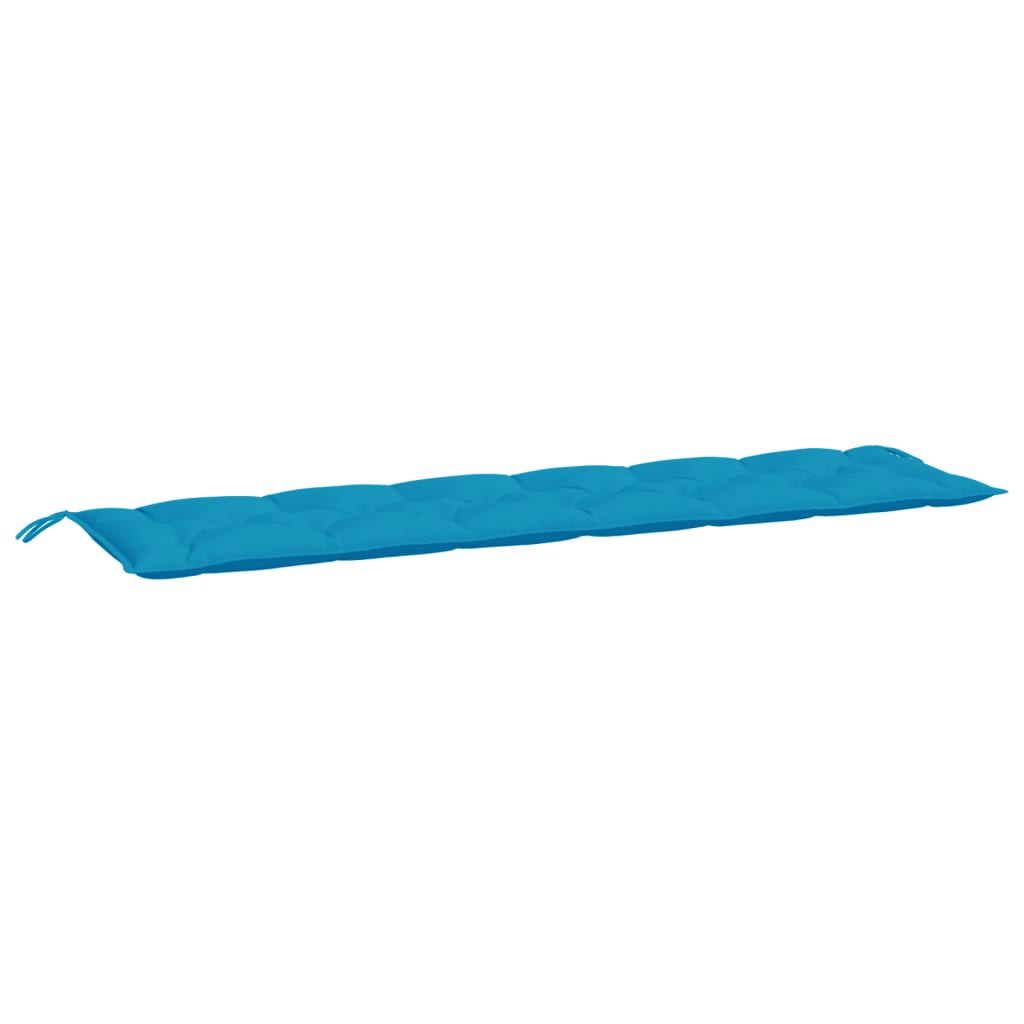 Cuscino per Panca Azzurro 200x50x7 cm in Tessuto Oxford | homemem39