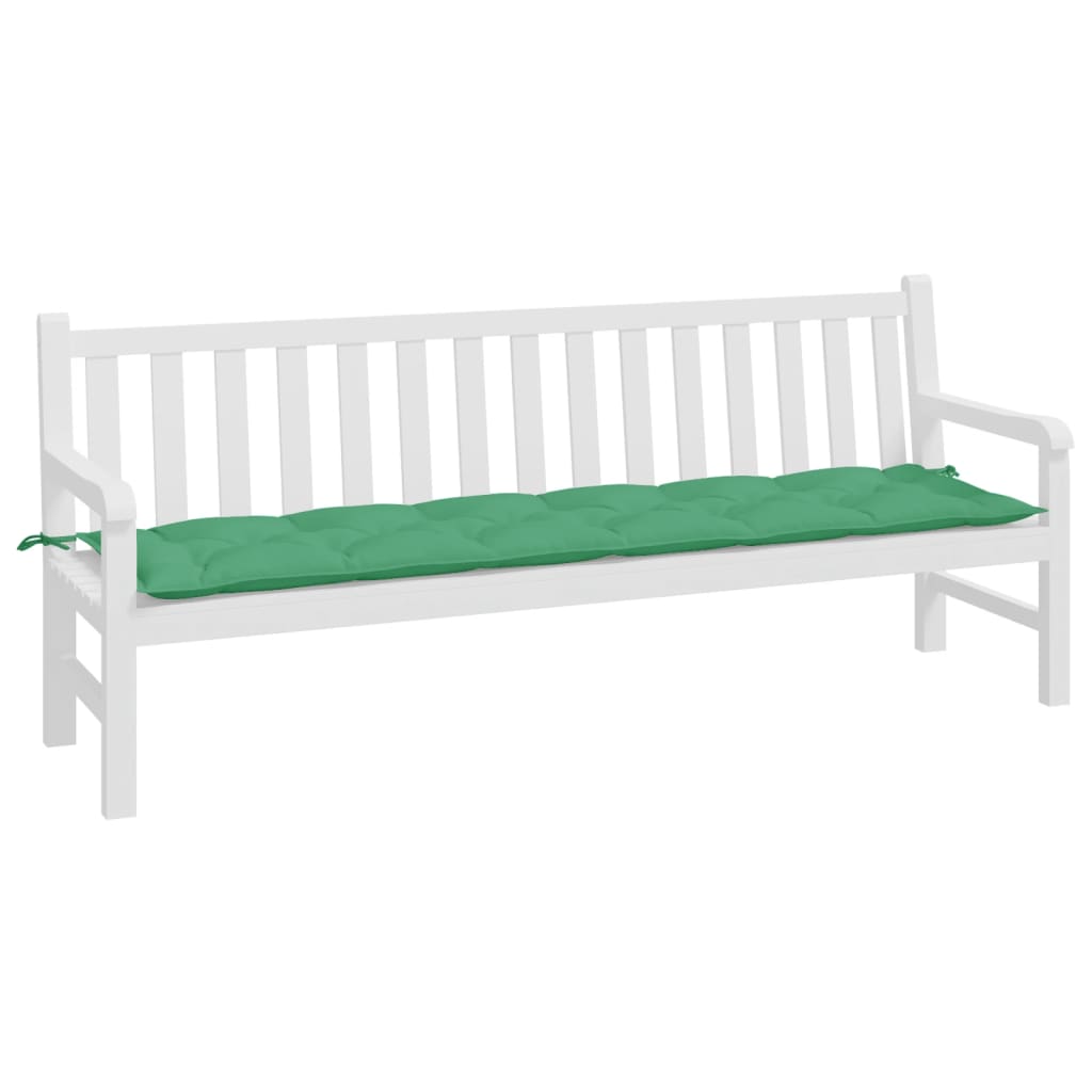 Cuscino per Panca Verde 200x50x7 cm in Tessuto Oxford | homemem39
