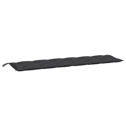Cuscino per Panca Nero 200x50x7 cm in Tessuto Oxford | homemem39