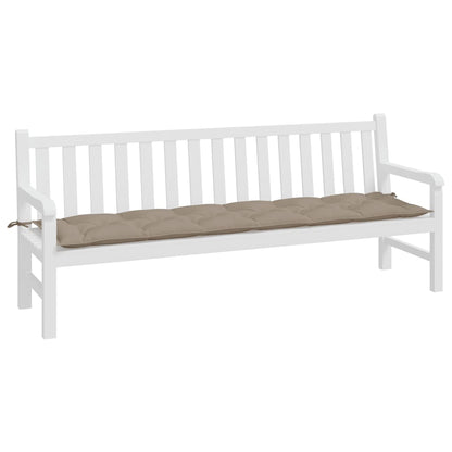 Cuscino per Panca Tortora 200x50x7 cm in Tessuto Oxford | homemem39