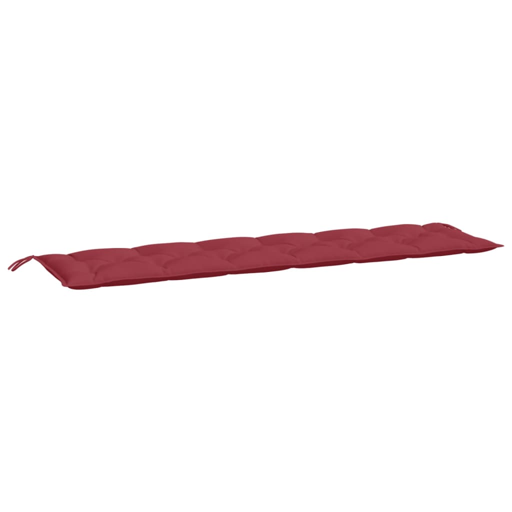 Cuscino per Panca Rosso Vino 200x50x7 cm in Tessuto Oxford | homemem39