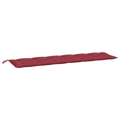 Cuscino per Panca Rosso Vino 200x50x7 cm in Tessuto Oxford - homemem39