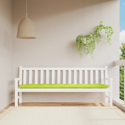 Cuscino per Panca Verde Intenso 200x50x7 cm in Tessuto Oxford | homemem39