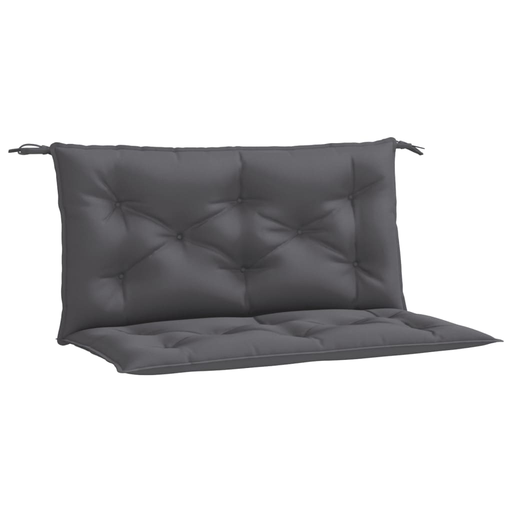 Cuscini Panca Giardino 2pz Antracite 100x50x7cm Tessuto Oxford | homemem39